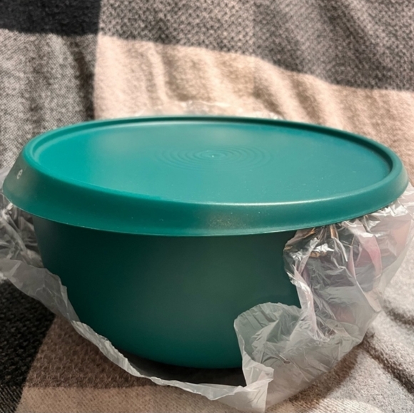 ** Tupperware Essentials Blossom Green Salad Serving 6 Bowl Set w/ Instant Seals - Picture 8 of 9